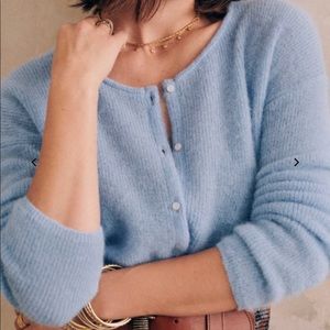 Sézane Gaspard Jumper in powder blue size M